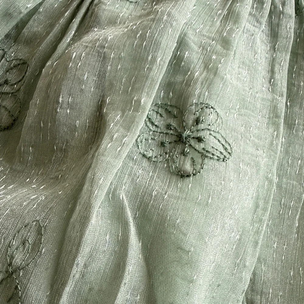 Listicle Mint Green Puff Sleeve Dress - Picture 9 of 14